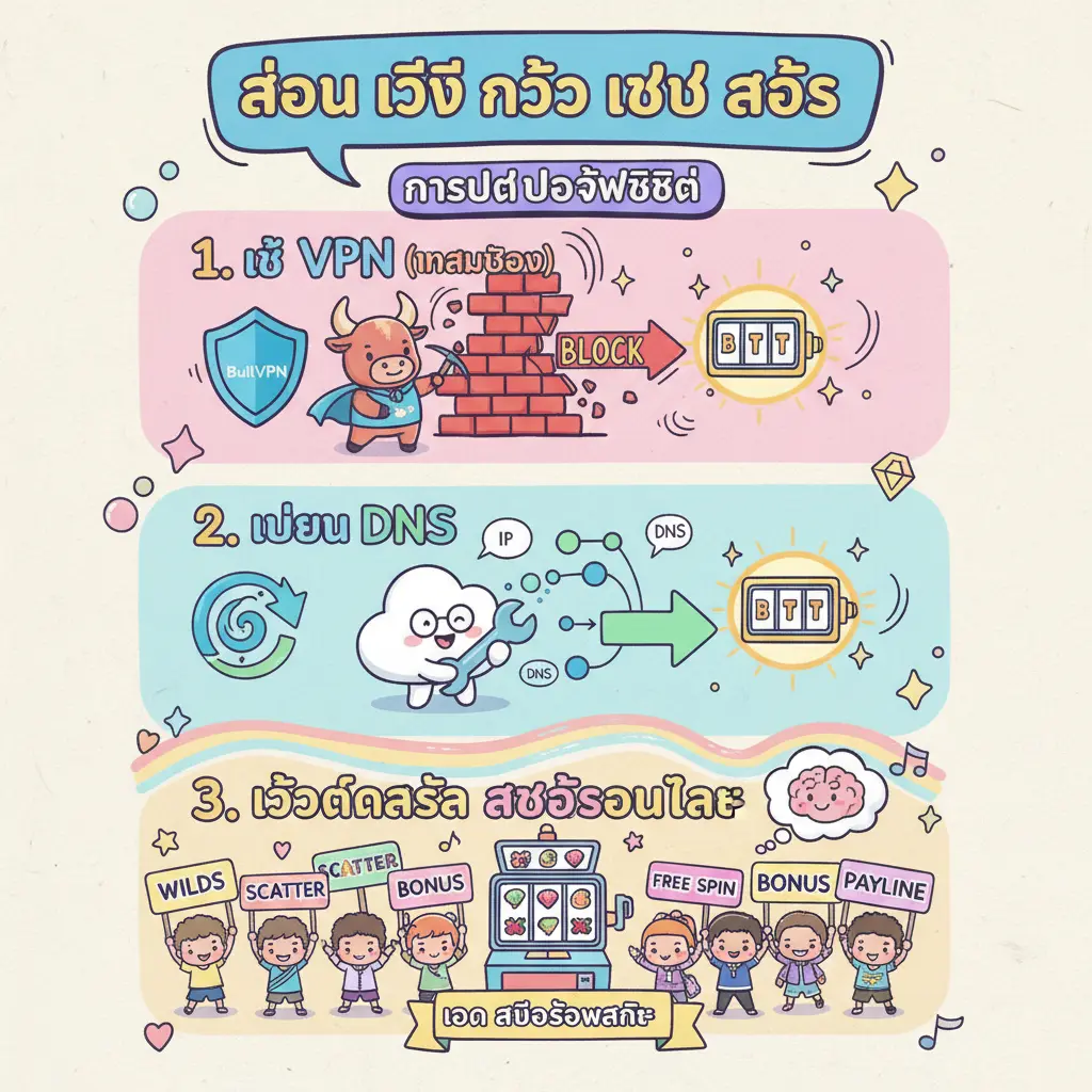 สอน วิธี เข้า เว็บ สล็อต - การปลดบล็อกเว็บไซต์
