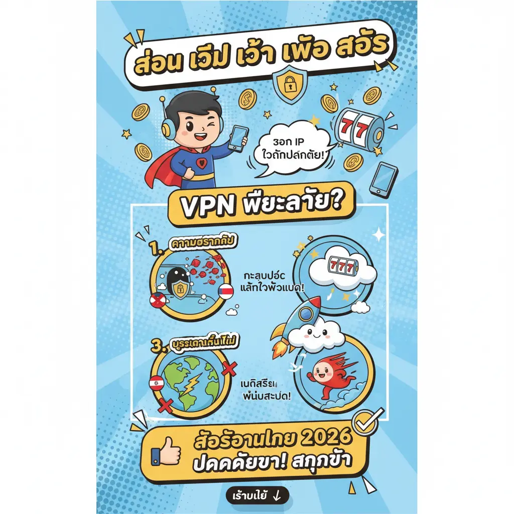 สอน วิธี เข้า เว็บ สล็อต - VPN