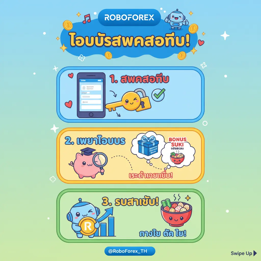 โบนัสสมัครสมาชิก - RoboForex
