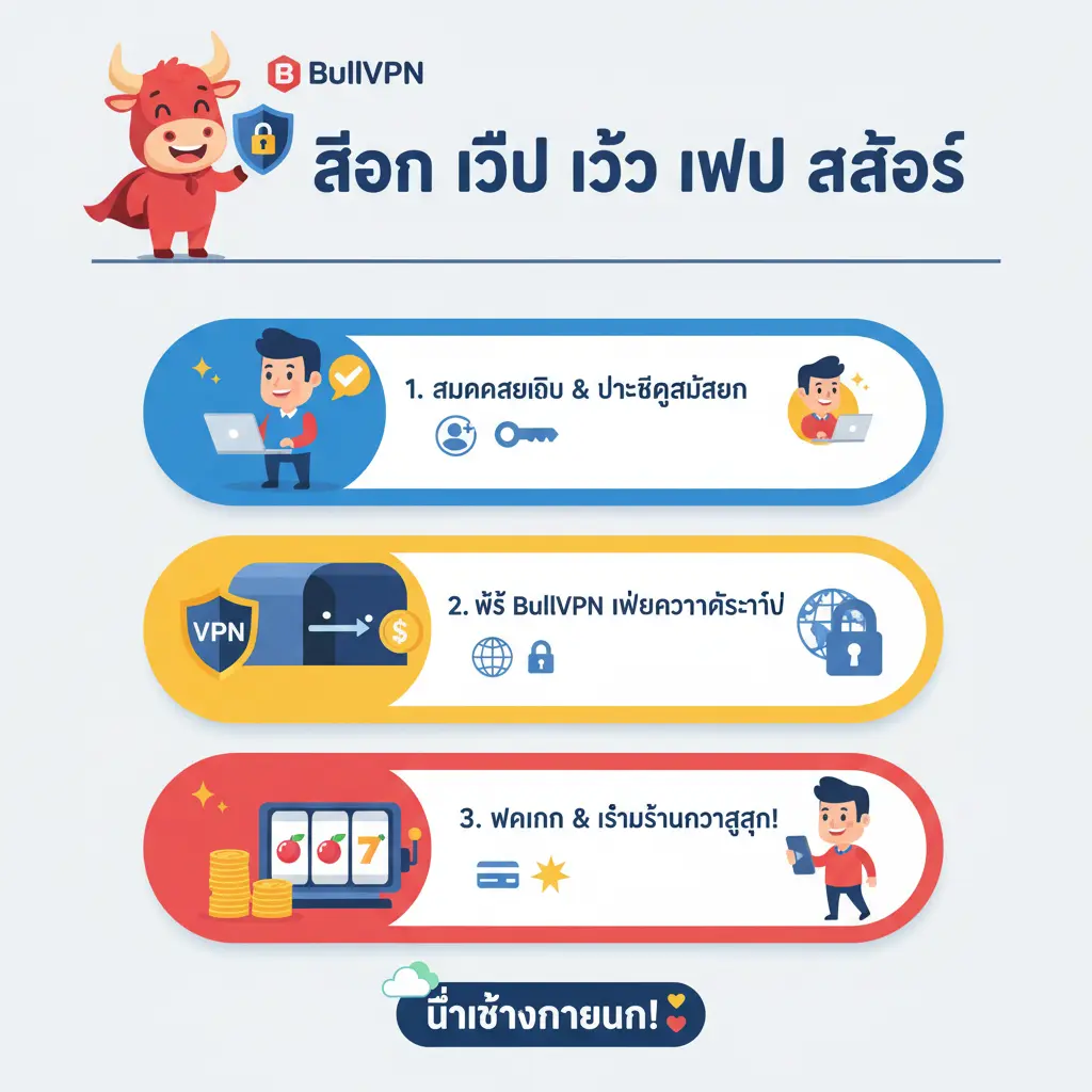 สอน วิธี เข้า เว็บ สล็อต - BullVPN
