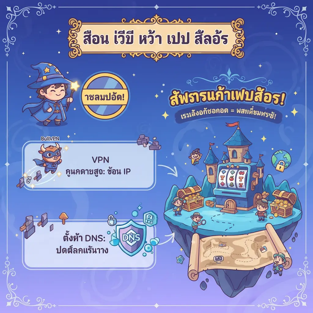 สอน วิธี เข้า เว็บ สล็อต - DNS